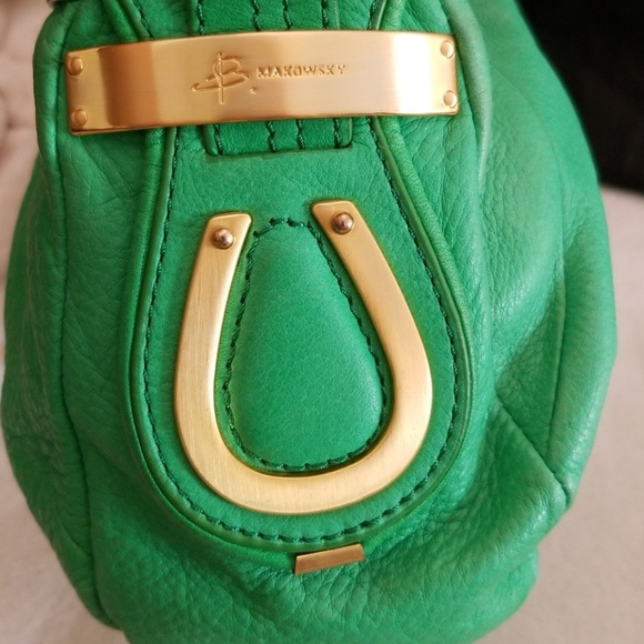 B Makowsky Genuine Leather Shoulder Bag - Picture 3 of 14